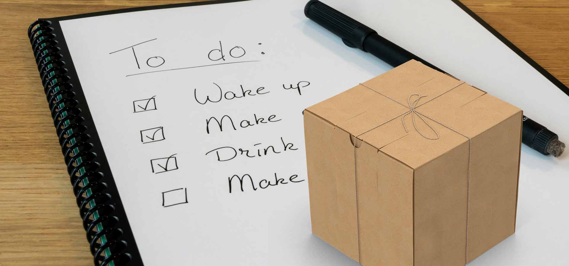 how to write moving checklist