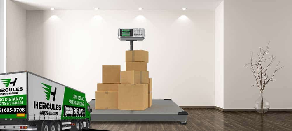 moving cost by weight