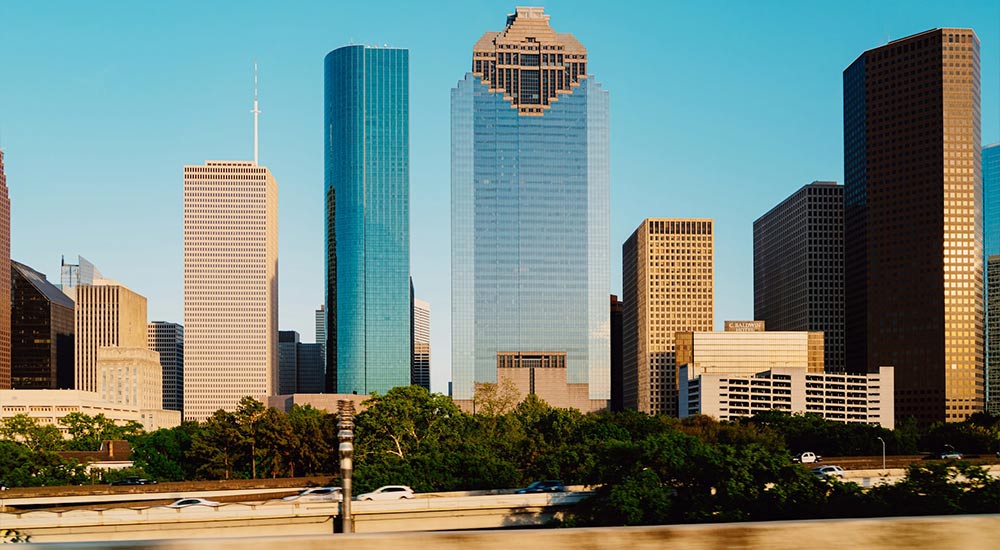 skyline of houston tx